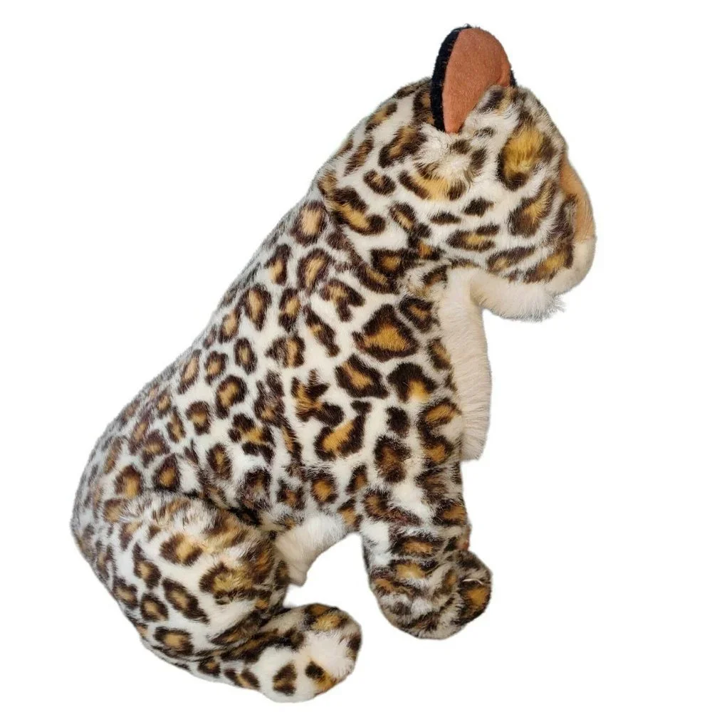 Lucky Plush Toys Realistic Leopard‎ Hard Stuffed Animal Large Sitting 17